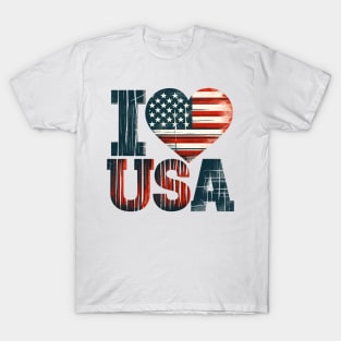 I Love USA T-Shirt